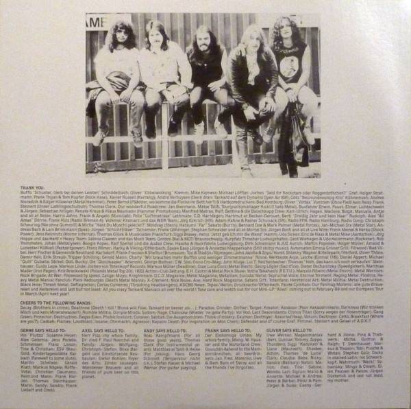 Tankard – The Morning After (2LP color)